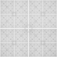 Abstract black and white geometric pattern seamless arabesque style N44