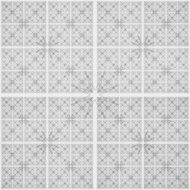 Abstract black and white geometric pattern seamless arabesque style N45