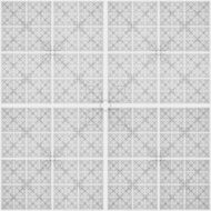 Abstract black and white geometric pattern seamless arabesque style N48