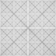 Abstract black and white geometric pattern seamless arabesque style N50