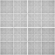 Abstract black and white geometric pattern seamless arabesque style N55