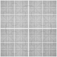 Abstract black and white geometric pattern seamless arabesque style N61