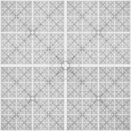 Abstract black and white geometric pattern seamless arabesque style N63