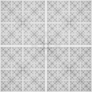 Abstract black and white geometric pattern seamless arabesque style N66