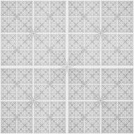 Abstract black and white geometric pattern seamless arabesque style N68
