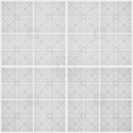 Abstract black and white geometric pattern seamless arabesque style N70