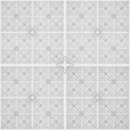 Abstract black and white geometric pattern seamless arabesque style N71