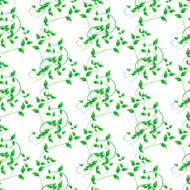 Green leaves seamless background N2