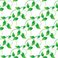 Green leaves seamless background N4