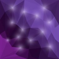 Abstract bright colored polygonal triangular background with glaring lights N6