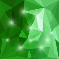Abstract bright colored polygonal triangular background with glaring lights N7