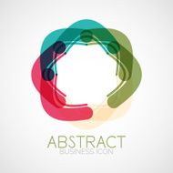 Symmetric abstract geometric shape N31