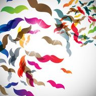 abstract background mustache N6