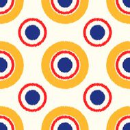 seamless scribble circle dots pattern N2