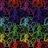Seamless abstract colorful rainbow pattern
