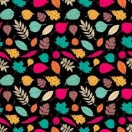 Seamless pattern with leaf abstract leaf texture N2