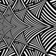 Black and white hypnotic background N6