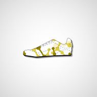 Abstract illustration on sneakers N8