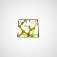 Abstract illustration on shorts N10