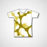 Abstract illustration on t-shirt N3