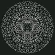 hand-drawing ornamental abstract vector background N2