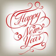Happy New Year retro background N2