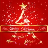 Merry Christmas tree background N3