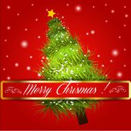 Merry Christmas tree background N5