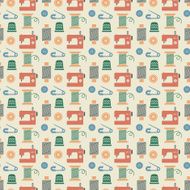 Needlework seamless pattern