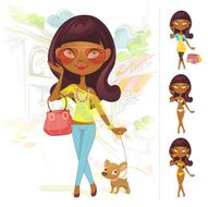 Sweet Fashion Doll (African)