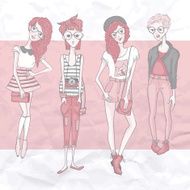 Young Fashion Girls