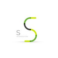 Minimal font or letter design