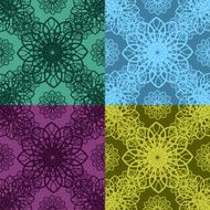 Ornamental background with lace ornament elements ornate background N3