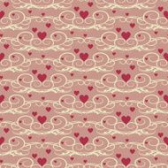 Valentine hearts background N125