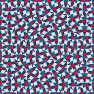 Triangles mosaic geometric seamless pattern 90s style Vector illustration