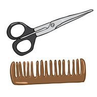 Scissors And Comb N3