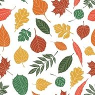 Seamless pattern with leaf abstract leaf texture N4
