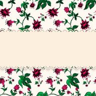 Floral ornate pattern N16