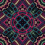 Vector Abstract Seamless Colorful Pattern