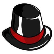 Old Silk Snowman Black Hat