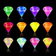 bright star rounded hexagon gem set in vector N3