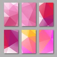 Set of brochure design templates vector illustration