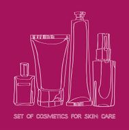 set of cosmetics for skin care N3