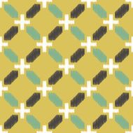 seamless geometric tiles pattern N2