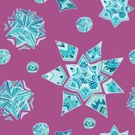 Aztec geometric pattern