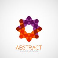 Symmetric abstract geometric shape N37