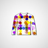 Abstract illustration on sweater N12