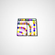 Abstract illustration on shorts N11