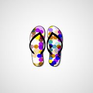 Abstract illustration on flip flops N9