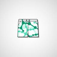 Abstract illustration on shorts N12